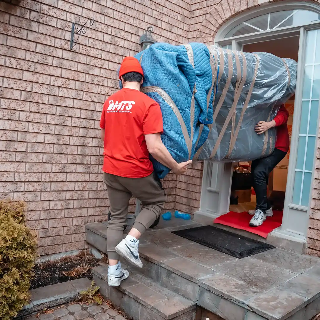 MTS moving crew handling furniture