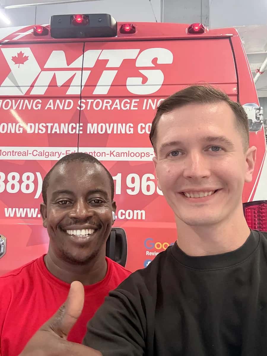 MTS moving and storage truck